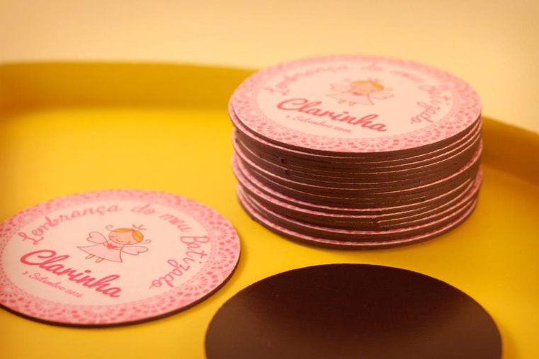 Round flexible magnets - 40 mm Ø glossy