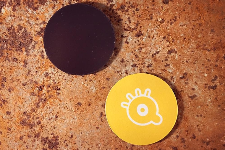 Round flexible magnets - 40 mm Ø glossy