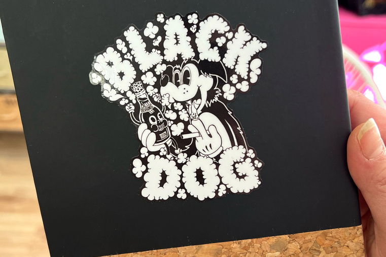 Adesivi in vinile con forma personalizzata - Senza plastificare Su misura