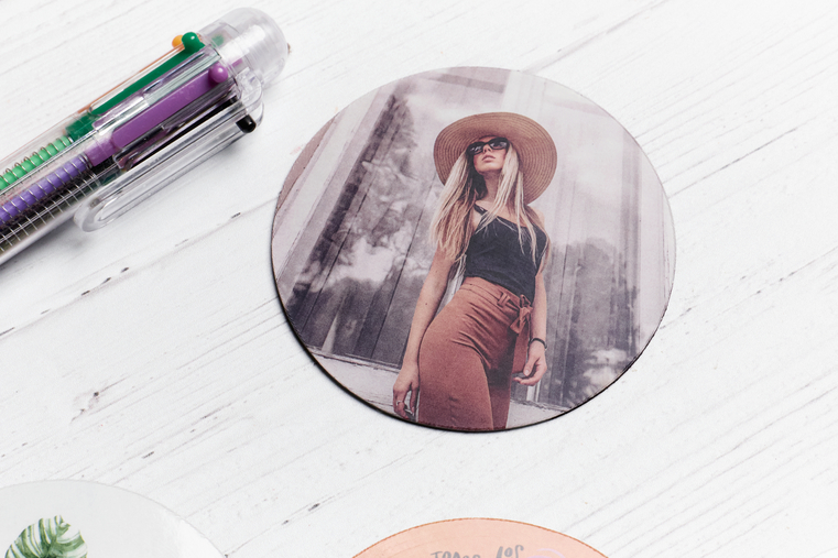 Round flexible magnets - 40 mm Ø glossy