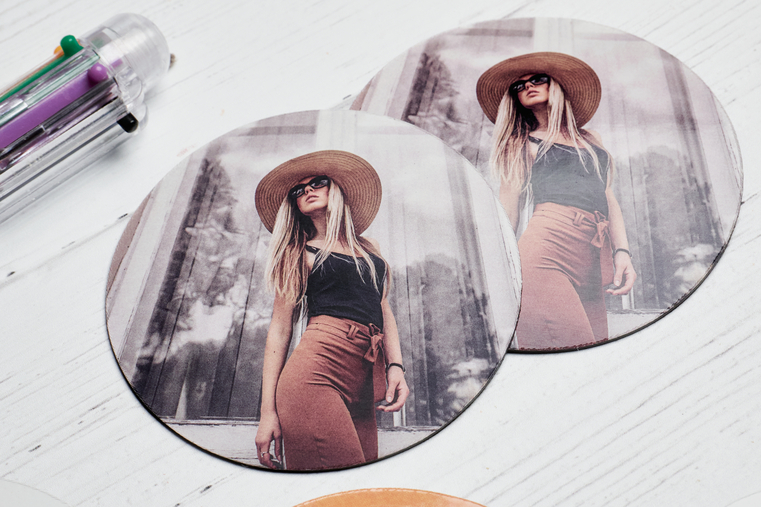 Round flexible magnets - 40 mm Ø glossy