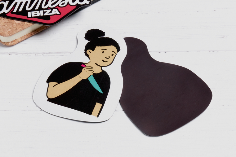 Calamita Personalizzata Wanapix 10,5x7cm - Magnete Flessibile Per Frigorifero Con Foto, Testo O Logo - Foto 6