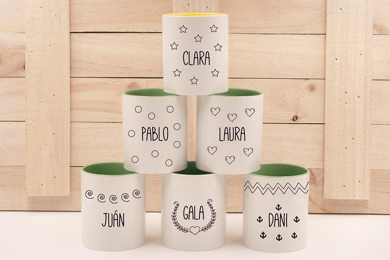 Personalised mugs - White