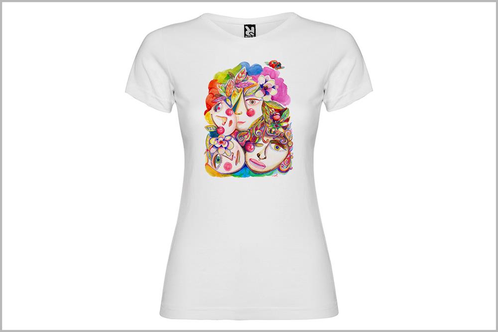 Camiseta de mujer "Crisol" de Laura GBécares