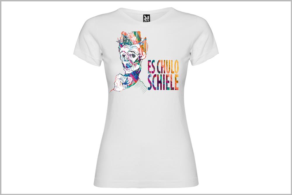 Camiseta de mujer "Chulo Schiele", de Sara Potxemutxka