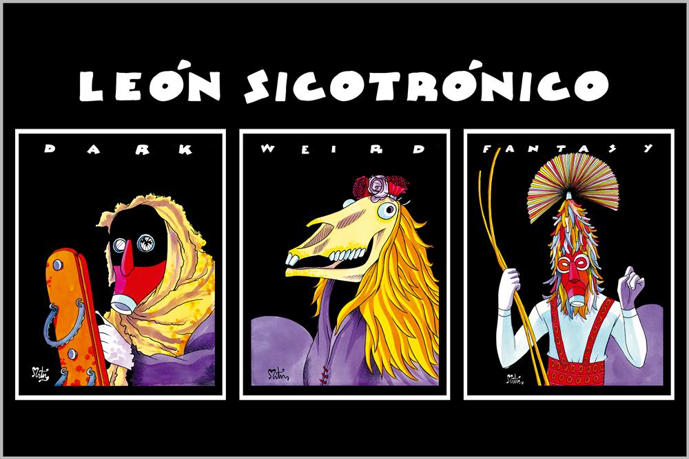 Camiseta unisex "León Sicotrónico", de Miguel Angel Martin