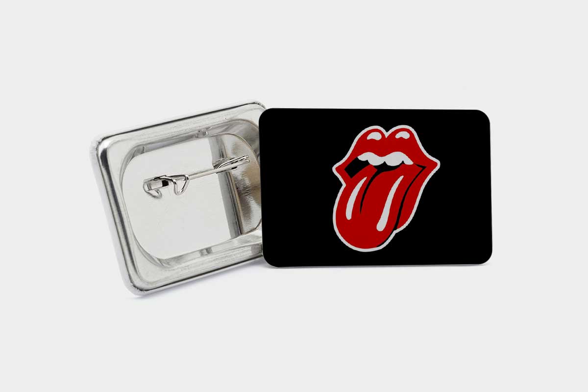 Imagen de Chapas emblemáticas: La lengua de los Rolling Stones